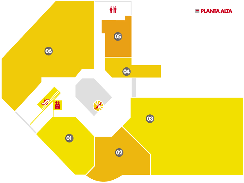 Plano de la planta alta